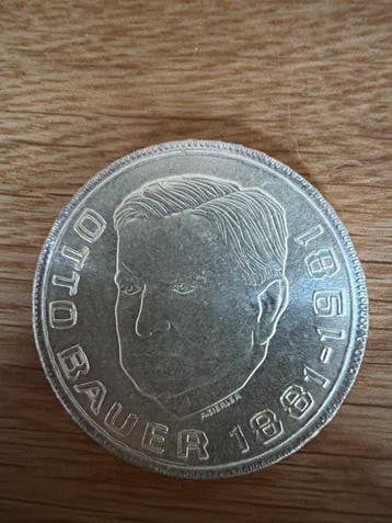 Oostenrijk. 500 Schilling 1981 Otto Bauer - 24g (.640)