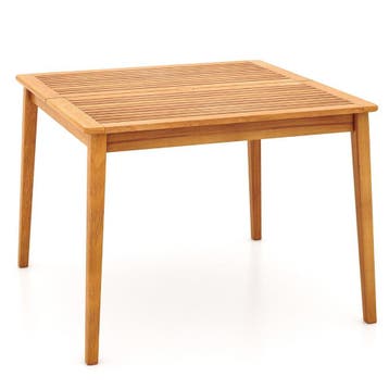 2dekans | Coast Tuintafel van acaciahout - vierkant - met, Ophalen of Verzenden, Zo goed als nieuw