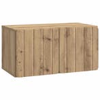 vidaXL Wandbeugel TV-kast Artisanaal eiken 59,5 x 31 x 30 cm, Minder dan 50 cm, Verzenden, Nieuw, Minder dan 100 cm