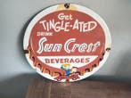 Sun crest frisdrank - Emaille bord - Emaille