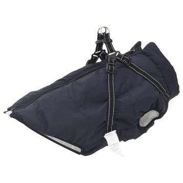 vidaXL Hondenjas Marineblauw L44 Fleece en polyester, Dieren en Toebehoren, Honden-accessoires, Verzenden, Nieuw