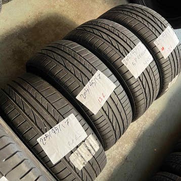 4 x Bridgestone 205-45-17 Zomerbanden 6,5mm, Gebruikt, 17 inch, Band(en), Personenwagen