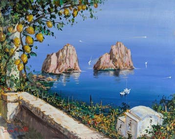 Dino Maselli (XX-XXI) - Faraglioni - Capri