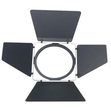Showtec universal par barndoor vierbladig, aluminium, zwart, Verzenden, Nieuw