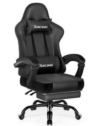 Gamingstoel Ergonomisch – Verstelbaar met Voetsteun 150kg, Verzenden, Nieuw