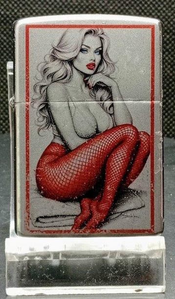 Zippo - sexy 2 - Zonder minimumprijs - Zakaansteker -, Verzamelen, Rookartikelen, Aanstekers en Luciferdoosjes, Nieuw