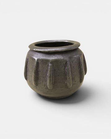 Vijzel - Uit de nalatenschap: originele bronzen Rippenmörser, Antiek en Kunst