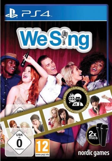 We Sing + 2 Microphones Bundel (PlayStation 4), Verzenden, Gebruikt, Vanaf 7 jaar