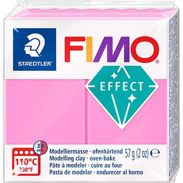 FIMO® Effect, neon roze, 57 gr/ 1 doos, Nieuw