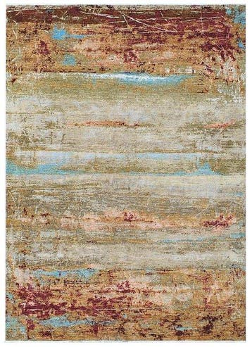 Designer tapijt met zijde - Vloerkleed - 376 cm - 277 cm, Nieuw
