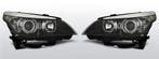 Koplampen Angel Eyes |BMW 5-Series E60/E61 2003-2004 | zwart, Verzenden, Nieuw, BMW