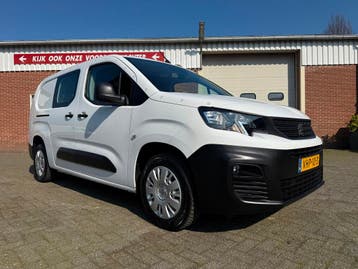 Peugeot Partner 1.5 BlueHDI Premium Long L2 navi cruise auto, Automaat, Gebruikt, Euro 6, Wit