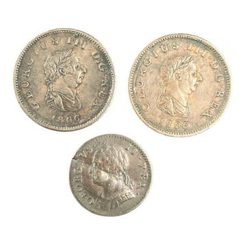 Verenigd Koninkrijk. Token George II and George III -