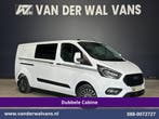 Ford Transit Custom | 2.0 TDCI 130pk L2H1 Dubbele Cabine, Auto's, Gebruikt, Euro 6, Wit, Dealer onderhouden