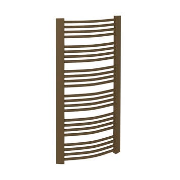 Handdoekradiator Sapho Egeon Gebogen 59.5x123.8 cm Brons, Ophalen of Verzenden, Nieuw
