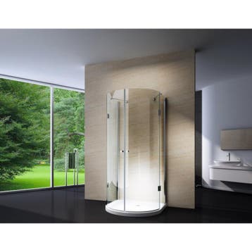 Douchecabine 90X90 Halfrond Heidi LB- Helder Glas (Badkamer), Ophalen of Verzenden, Nieuw