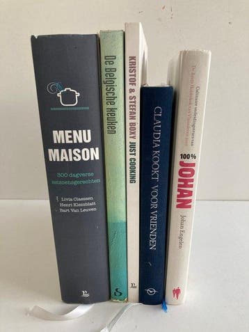 Boxy, Kleinblatt, De Prins, e.a. - Lot with 5 cooking books