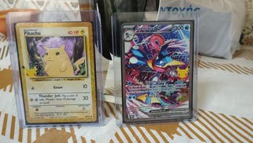 Pokémon - 2 Card - Pikachu, Greninja.pikachu 148/128, Nieuw