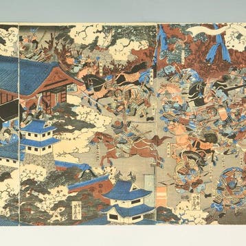 Ichinotani Hiyodorigoe Sakaotoshi no Zu