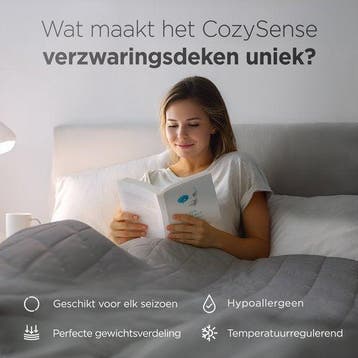 2dekans | CozySense® Verzwaringsdeken 7kg - 100% Tencel -, Ophalen of Verzenden, Zo goed als nieuw