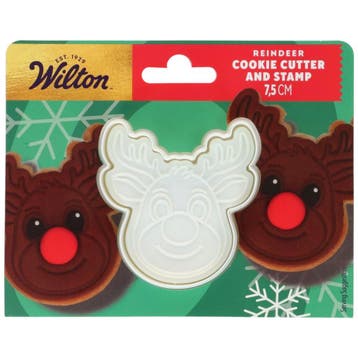 Wilton Uitsteekvorm & Stempel Rendier 7,5cm, Verzenden, Nieuw