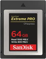 SanDisk CF Express Extreme Pro 64GB 1500 / 800MB/s type B, Ophalen of Verzenden, Zo goed als nieuw