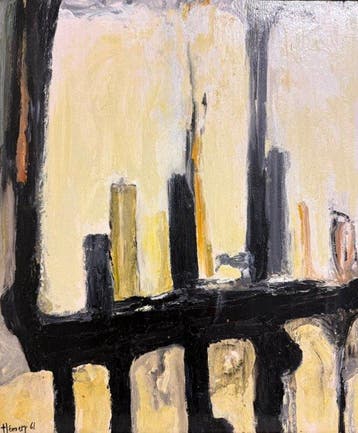 Paul Hémery (1921-2006) - Composition (with Van Thienen, Antiek en Kunst