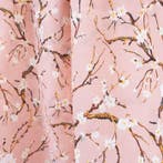 Elegant decoratief weefsel - Kersenbloesempatronen op een