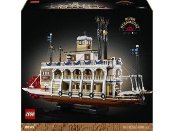 LEGO Ideas Stoomboot - Bouwpakket voor Volwassenen - 4090, Verzenden, Nieuw