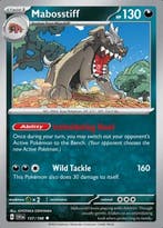 Mabosstiff 137/198 reverse holo Scarlet en Violet, Ophalen of Verzenden, Nieuw, Losse kaart, Foil