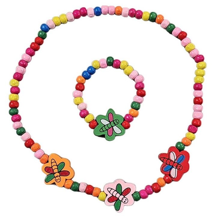 Fako Bijoux - Kinderketting en Armband - Libelle, Sieraden, Tassen en Uiterlijk, Kettingen, Verzenden