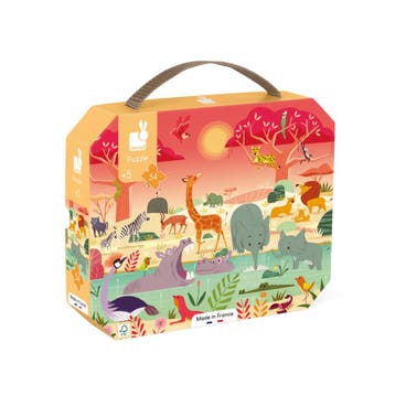 Janod puzzel dierenreservaat - legp van €20,99 voor €18,89, Ophalen of Verzenden, Nieuw