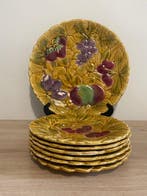 Sarreguemines - Dessertservies (7) - Keramiek, Aardewerk,