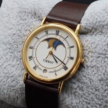 Tissot - Moonphase - Zonder minimumprijs - Heren - 1980-1989, Nieuw