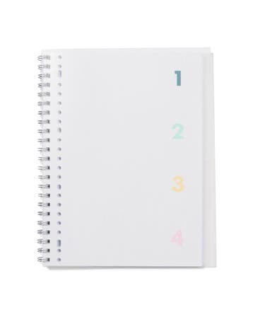 HEMA Collegeblok 4-in-1 A4 gelinieerd, Verzenden, Nieuw