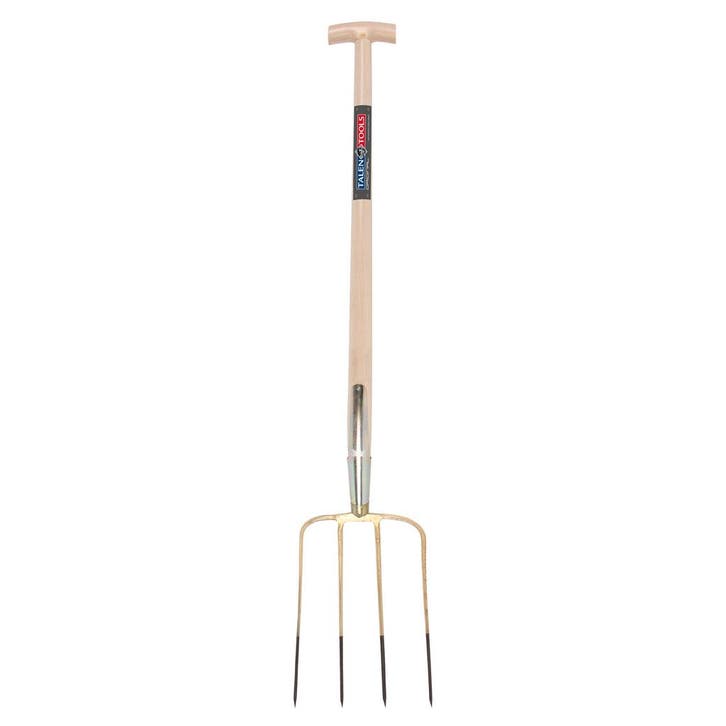 Talen Tools Mestvork 4-tands – 85 cm Essenhouten Steel, Tuin en Terras, Hand-tuingereedschap, Hark, Nieuw, Ophalen of Verzenden