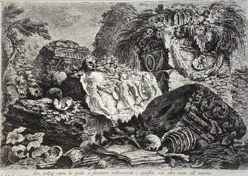 Giovanni Battista Piranesi (1720-1778) - Ara antica sopra la