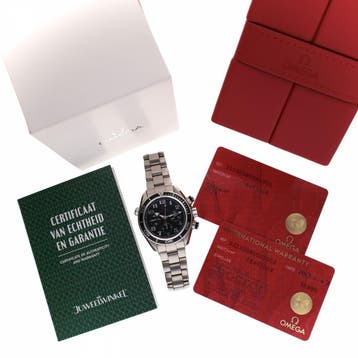 Omega Seamaster Planet Ocean Olympic 37,5mm 222.30.38.50...., Ophalen of Verzenden, Zo goed als nieuw, Staal, Overige merken