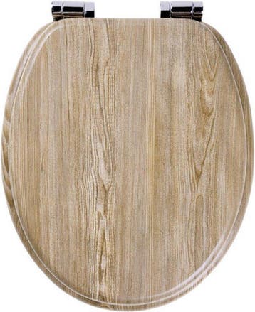 Tiger Steigerhoutlook - WC bril - Toiletbril met deksel, Verzenden, Nieuw