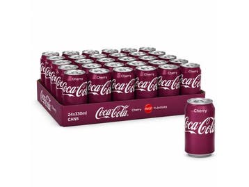 Veiling - 2x 2x tray Coca cola cherry