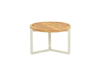 Apple Bee Monaco coffee tafel Ø60cm Oyster - Tuintafel Ø60cm, Nieuw