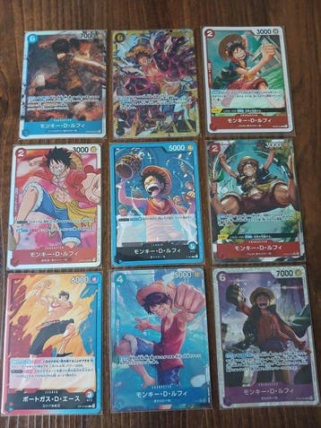 Monkey D. Luffy e Portgas D. Ace Japanese - 9 Mixed, Nieuw