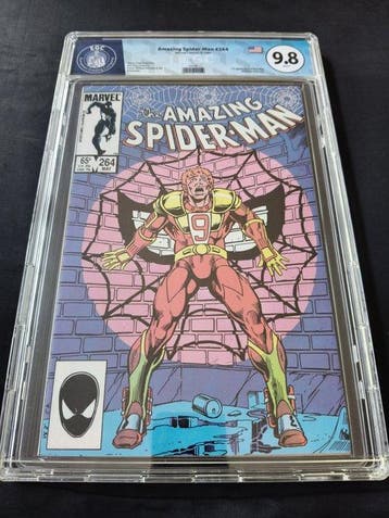 The Amazing Spider-Man #264 - EGC 9.8 - Red 9 and Red Tape!, Nieuw