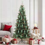 vidaXL Kerst Spiralvorm Bal 40 pcs Groen Kunststof, Diversen, Kerst, Verzenden, Nieuw