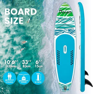 FunWater Ocean Elite Stand Up Paddleboard, 320 cm en 350 cm,, Verzenden, Zo goed als nieuw