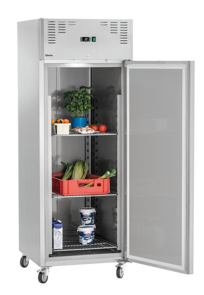 Bartscher Koelkast | 650L 2/1 GN | RVS | 0°C/+8°C | Geforcee, Witgoed en Apparatuur, Koelkasten en IJskasten, Ophalen of Verzenden