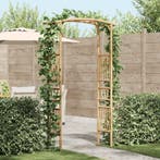 vidaXL Tuin Boog Naturel 110 x 40 x 205 cm Bamboe, Tuin en Terras, Palen, Balken en Planken, Verzenden, Nieuw