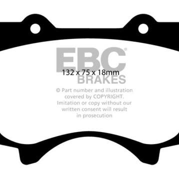 EBC 10+ Lexus GX460 4.6 Greenstuff Front Brake Pads, Ophalen of Verzenden, Nieuw