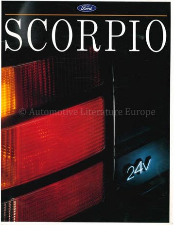 1991 FORD SCORPIO BROCHURE NEDERLANDS, Nieuw, Ford, Author