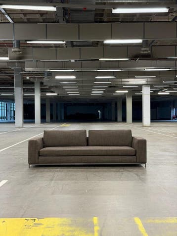 Minotti Williams Bank | Gemêleerd | NIEUWSTAAT + Garantie, Huis en Inrichting, Banken | Bankstellen, 250 tot 300 cm, Stof, 75 tot 100 cm